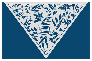The Chinese Porcelain Style Greeting Card Cover Design