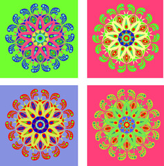 pattern with flowers