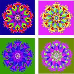 Mandala Design Colorful