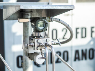 Pressure transmitter for measurement level of tank at Heat recovery steam generator in...