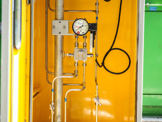 Diff-Pressure switch for measurement level of tank at Heat recovery steam generator in Combined-Cycle Co-Generation Power Plant with closed up