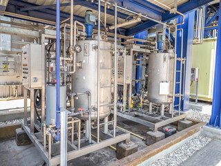 Chemical dosing for feed to HRSG boiler.