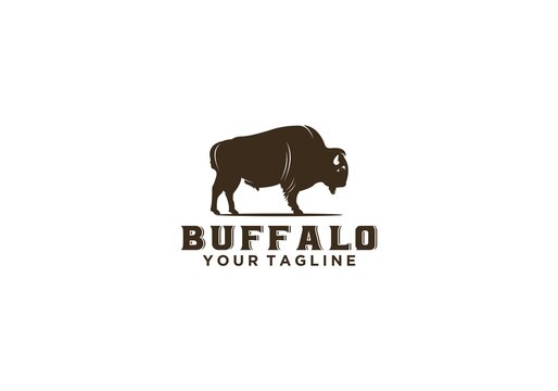 buffalo logo in white background