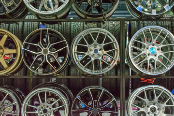 Magnesium alloy wheel or mag wheel or max wheels of car.