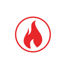 Fire flame vector illustration design template