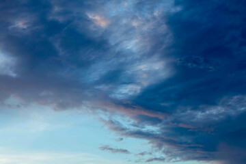 Dark and Ominous Swirling Clouds in the Sky
