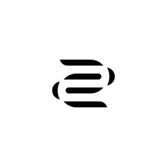 z initial logo design vector template