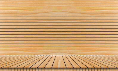 Empty wooden table for background	