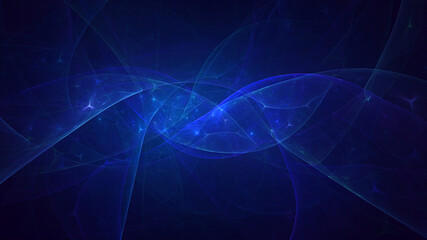 3D rendering abstract multicolor fractal light background