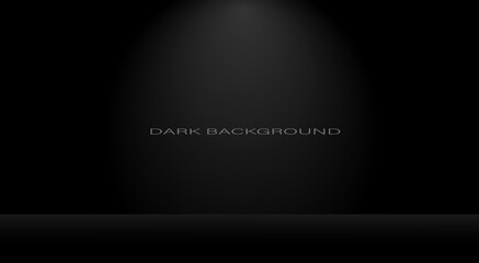 dark studio background with light from above for product mockup