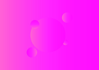 pinks background with bubbles