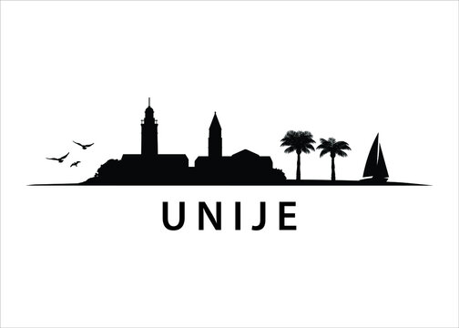Unije, Croatian Island Skyline Landscape