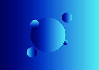 template backgrount gradient blue black