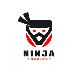 japanese ninja head logo © idealis