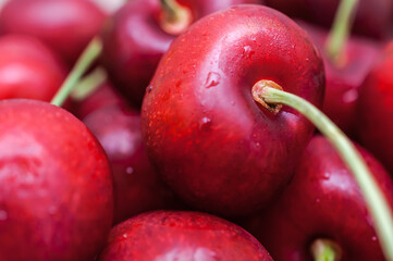 Süßkirschen Makroaufnahme