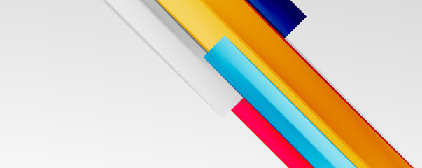 Color abstract lines trendy geometric background for business or technology presentation, internet poster or web brochure cover, wallpaper