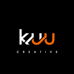 KUU Letter Initial Logo Design Template Vector Illustration