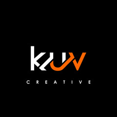 KUV Letter Initial Logo Design Template Vector Illustration