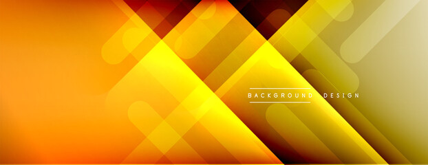 Dynamic lines abstract background. 3D shadow effects and fluid gradients. Modern overlapping forms