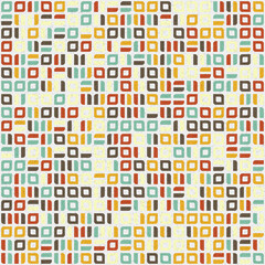 Obraz premium Abstract Geometric Pattern generative computational art illustration