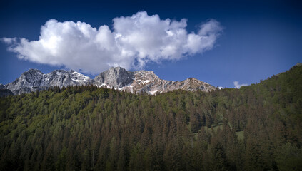 Mountain View and blue sky