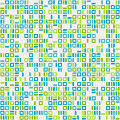 Abstract Geometric Pattern generative computational art illustration