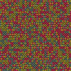 Abstract Geometric Pattern generative computational art illustration