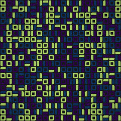 Abstract Geometric Pattern generative computational art illustration