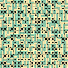 Abstract Geometric Pattern generative computational art illustration