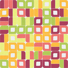 Abstract Geometric Pattern generative computational art illustration
