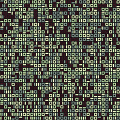 Fototapeta premium Abstract Geometric Pattern generative computational art illustration