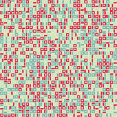 Abstract Geometric Pattern generative computational art illustration
