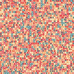 Fototapeta premium Abstract Geometric Pattern generative computational art illustration