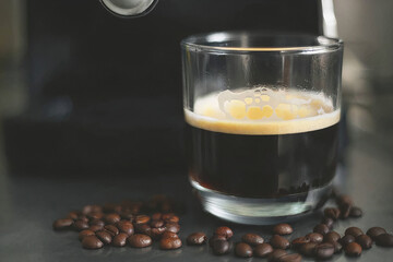 A hot cup of coffee