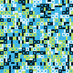 Abstract Geometric Pattern generative computational art illustration