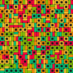 Abstract Geometric Pattern generative computational art illustration