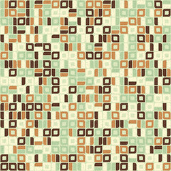 Fototapeta premium Abstract Geometric Pattern generative computational art illustration