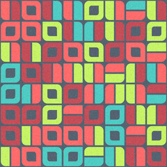 Abstract Geometric Pattern generative computational art illustration