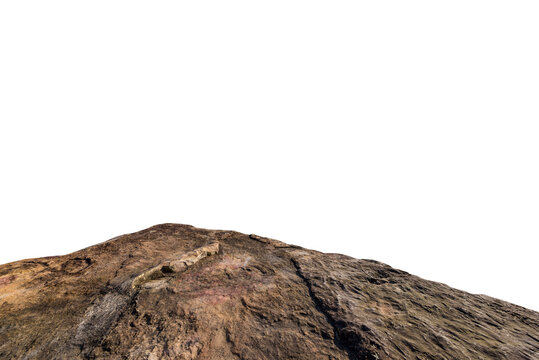 Big Rock Isolated On White. This Has Clipping Path.