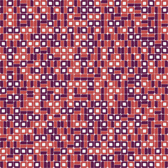 Fototapeta premium Abstract Geometric Pattern generative computational art illustration