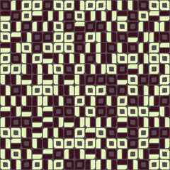 Abstract Geometric Pattern generative computational art illustration