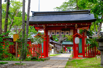 生島足島神社 東門