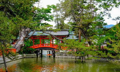 生島足島神社 御神橋