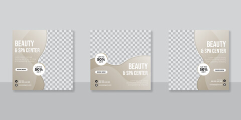 Beauty Spa Social Media Post Design