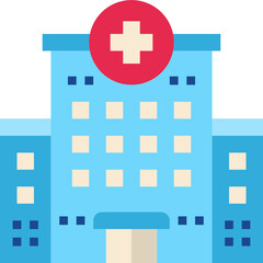 Obraz premium hospital icon