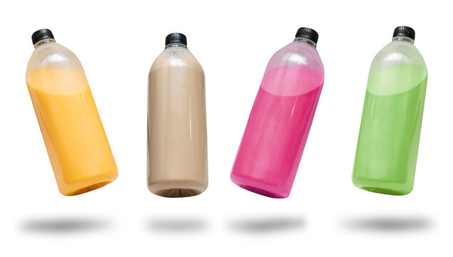 Milky Drinks Bottle Mockup