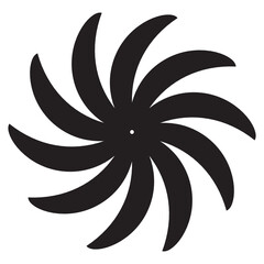 abstract spiral sun ray