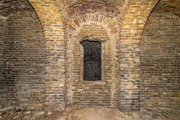 Gunaros, Serbia - May 28, 2021: The abandoned summer house "Engelman" is a legacy of the large Engelman family, built at the beginning of the 20th century.