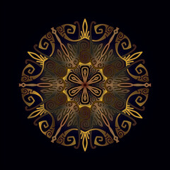 mandala art ornament for printing
