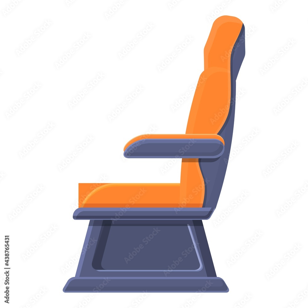 Aufkleber first class soft armchair icon. cartoon of first class soft armchair vector icon for web design isol